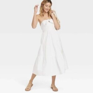 Universal Thread Strapless White Dress
